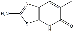 2-Amino-6-methyl-4H-thiazolo[5,4-b]pyridin-5-one Struktur