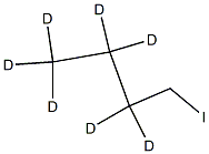 1-Iodobutane-2,2,3,3,4,4,4-d7 (stabilized with copper), , 結(jié)構(gòu)式