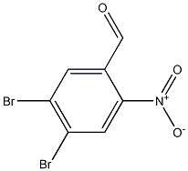 4,5-Dibromo-2-nitro-benzaldehyde Struktur