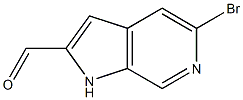 5-Bromo-1H-pyrrolo[2,3-c]pyridine-2-carbaldehyde Struktur