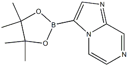 3-(4,4,5,5-tetramethyl-1,3,2-dioxaborolan-2-yl)imidazo[1,2-a]pyrazine Struktur