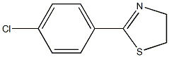 2-(4-chlorophenyl)-4,5-dihydrothiazole Struktur