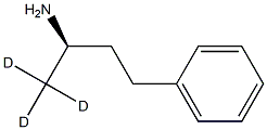 (2R)-4-Phenylbutan-2-amine-d3 Struktur