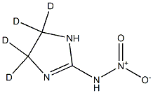 2-Nitroamino-2-imidazoline-d4 Struktur