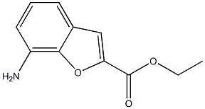 Ethyl 7-Aminobenzofuran 2-Carboxylate Struktur