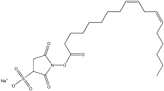 Sulfosuccinimidyl Linoleate Sodium Struktur