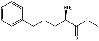 Methyl (2R)-2-amino-3-(benzyloxy)propanoate Struktur