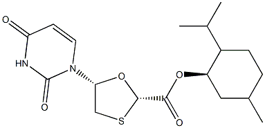 (2R,5S)-5-(3,4-Dihydro-2,4-dioxo-1(2H)-pyrimidinyl)-1,3-oxathiolane-2-carboxylic Acid  (1R,2S,5R)-5-Methyl-2-(1-methylethyl)cyclohexyl Ester