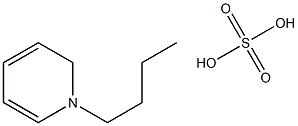 1-butylpyridine hydrogensulfate Struktur