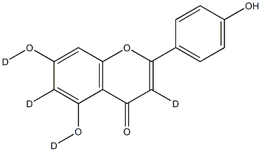 Apigenin D4 Struktur