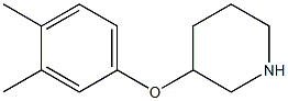 3-(3,4-DIMETHYLPHENOXY)PIPERIDINE Struktur