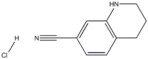 1,2,3,4-TETRAHYDRO-QUINOLINE-7-CARBONITRILE HYDROCHLORIDE Struktur