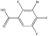 2,4,5-TRIFLUORO-3-BROMOBENZOIC ACID Struktur