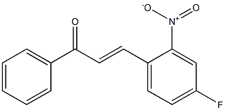 4Fluoro-2-NitroChalcone Struktur