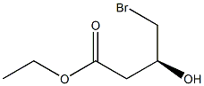 ethyl(3S)-4-bromo-3-hydroxybutyrate Struktur