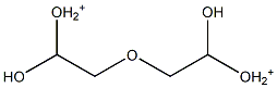 2,2-Oxybisethanoloxonium ion Struktur