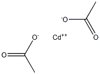 Cadmium acetate Struktur