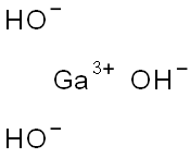 Gallium hydroxide Struktur