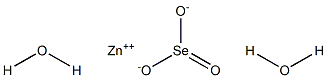 Zinc selenite dihydrate Struktur