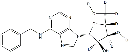 N6-Benzyladenosine-D7 Struktur