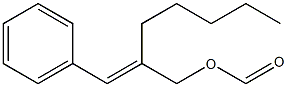 ALPHA-AMYLCINNAMYL FORMATE Struktur