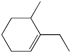 cis-1 -ETHYL-6-METHYLCYCLOHEXENE Struktur