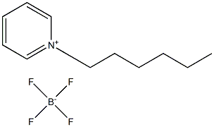 N-hexylpyridinium tetrafluoroborate Struktur