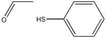 Thiophenol acetaldehyde Struktur