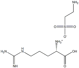 Taurine, arginine salt Struktur