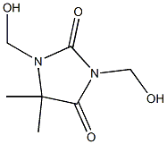 Dimethylol-5,5-dimethylhydantoin Struktur