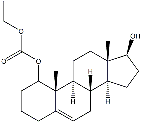 1- androstenediol ethyl carbonate Struktur