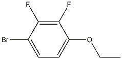 1-BroMo-4-ethoxy-2,3-difluorobenzene Struktur