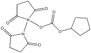 Cyclopentyl-N-Disuccinimidyl carbonate Struktur