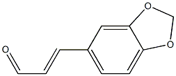 3,4-methylenedioxycinnamaldehyde Struktur