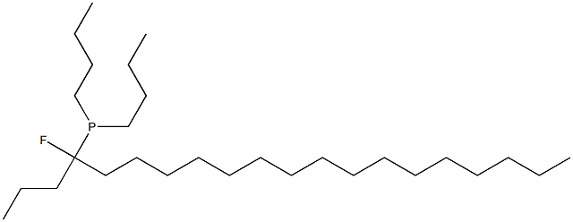 Cetyltributylphosphine fluoride Struktur