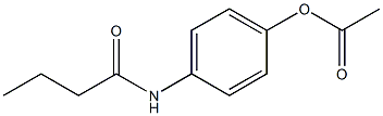 4- butylamido phenol acetate Struktur