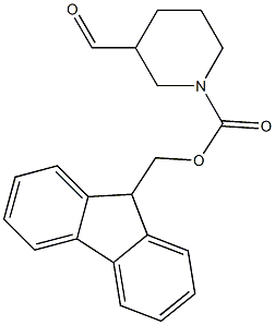 N-FMOC-piperidine-3-carbaldehyde Struktur