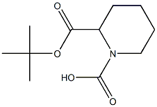 3-R-BOC-piperidinecarboxylic acid Struktur