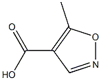 5-Methyl-4-isoxazole carboxylic acid Struktur