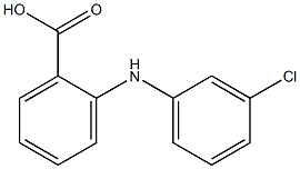 N(m-chlorophenyl)-anthranilic acid Struktur