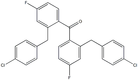 4-Chlorobenzyl-4-fluorophenyl ketone Struktur