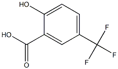 5-Trifluoromethylsalicylic acid Struktur