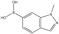 1-METHYLINDAZOLE-6-BORONICACID Struktur