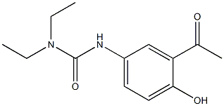 5'-(DIETHYLCARBAMOYLAMINO)-2'-HYDROXYACETOPHENONE Struktur