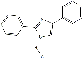 DIPHENYLOXAZOLEHYDROCHLORIDE Struktur