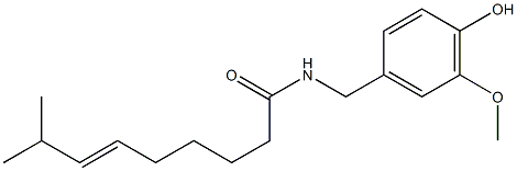 CAPSAICIN,4%,DECOLORIZED Struktur