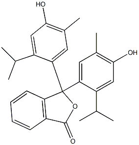 THYMOLPHTHALEIN,0.05%(W/V)INDICATORSOLUTIONIN90%ALCOHOL Struktur