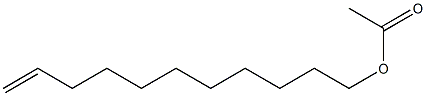 CIS,TRANS-10-UNDECENYL ACETATE Struktur