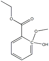 ETHYL-2-METHOXY SALICYLATE Struktur