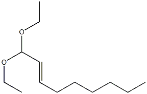 TRANS-2-NONENE-1-AL DIETHYL ACETAL Struktur